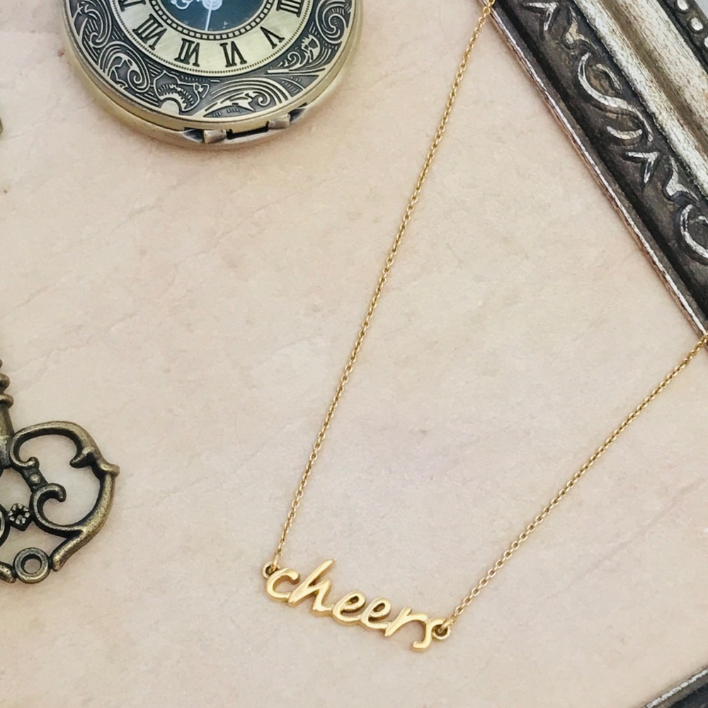 KATE SPADE • “Glass Half Full” Cheers Necklace - Picture 6 of 6